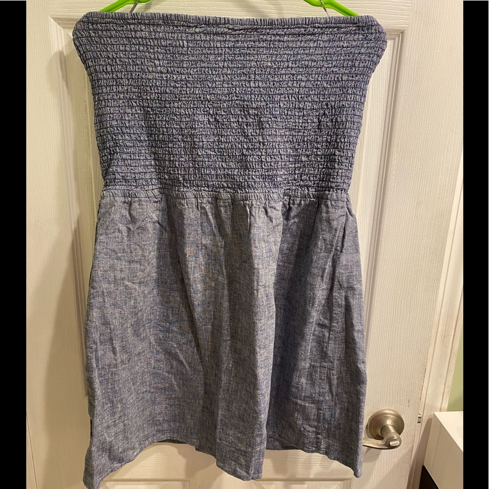 Express dress w/ tube top - jean - Large